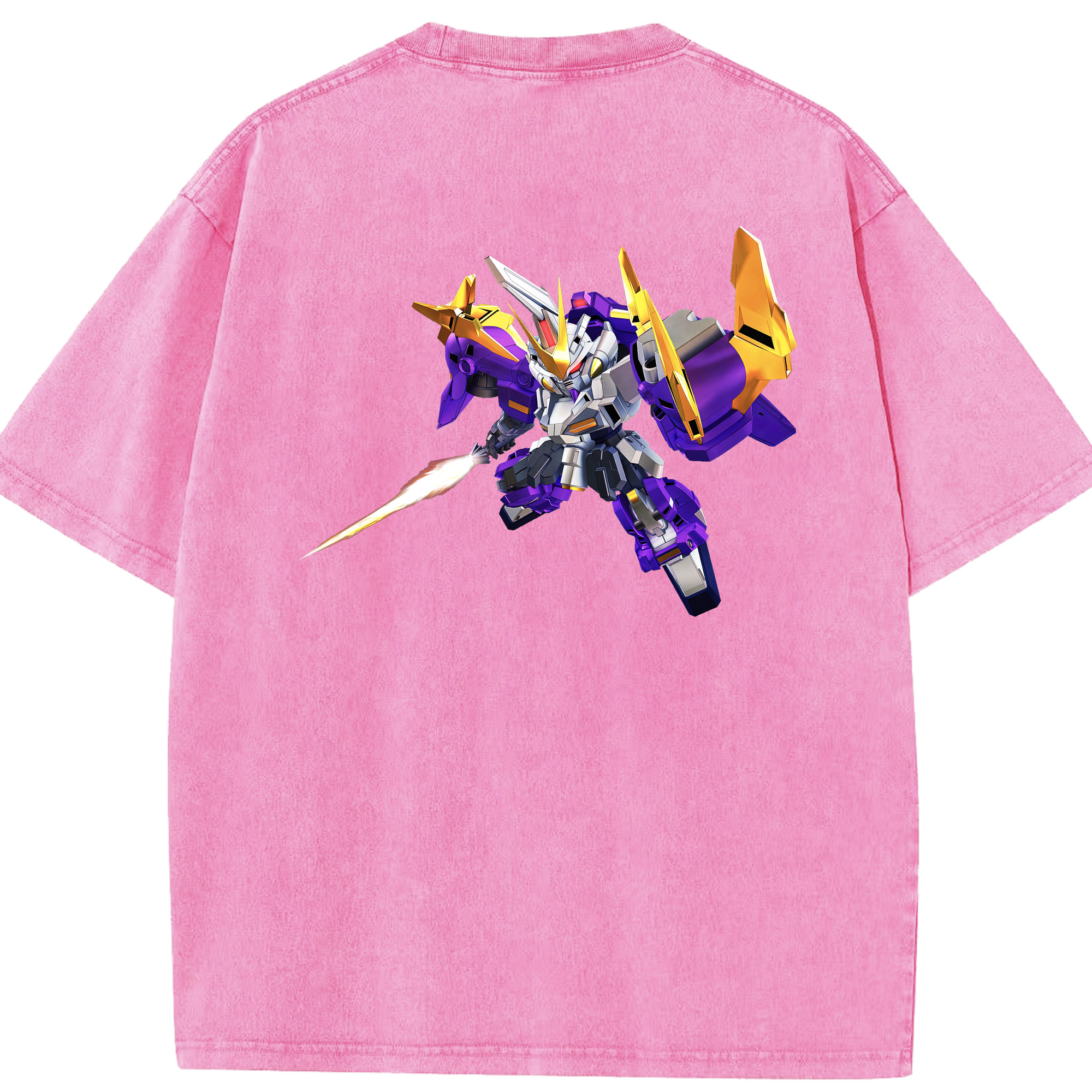 （画像用） 機動戦士ガンダム Mobile Suit Gundam 綿100% ヴィンテージ風 半袖Tシャツ（背面プリント）